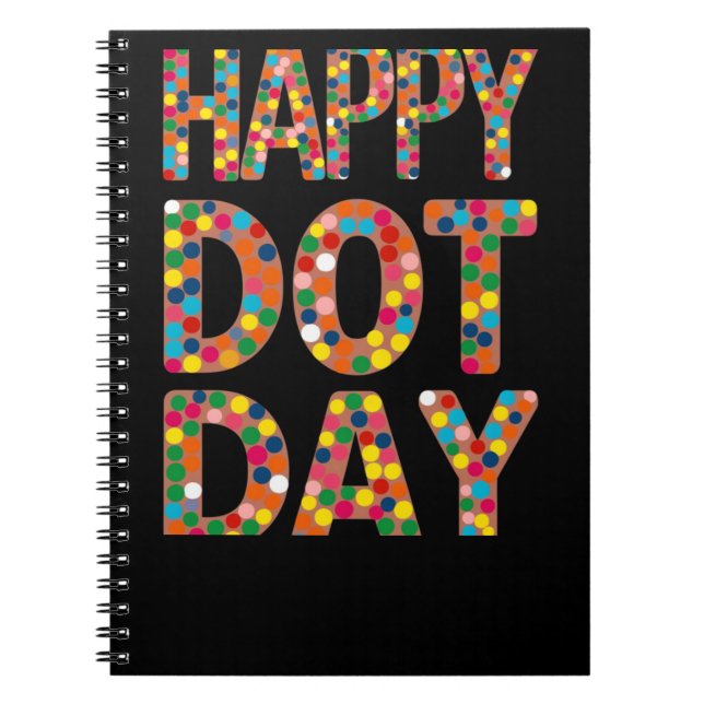 Carnet Joyeux Dot Day Art (Devant)