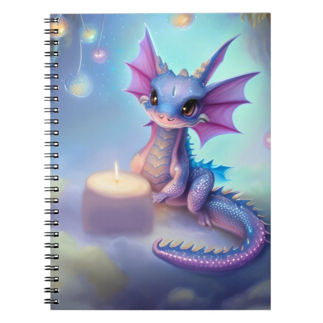 Carnet Joyeux Dragon Bébé Anniversaire (Devant)