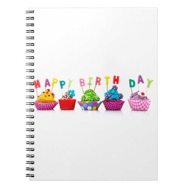 Carnet Joyeux gâteaux d'anniversaire (Devant)