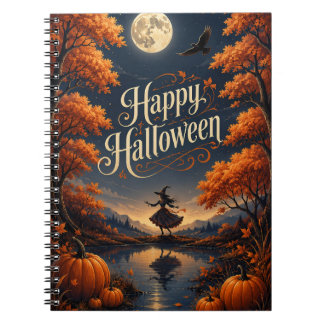 Carnet Joyeux Halloween Automne Enchanté Citrouille