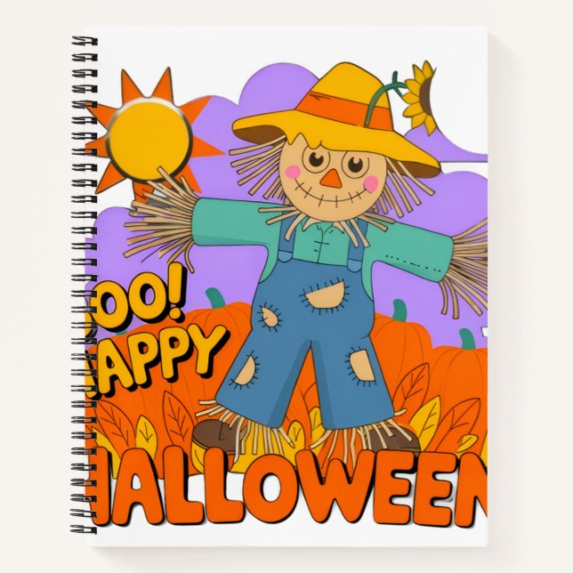 Carnet Joyeux Halloween garçon  (Devant)