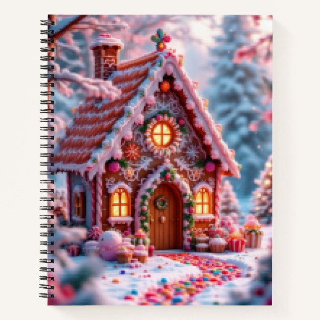 Carnet Joyeux Hiver avec Noël (Devant)