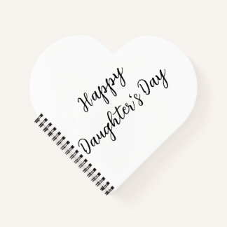 Carnet Joyeux jour de filles si.ple minimum ajouter le no