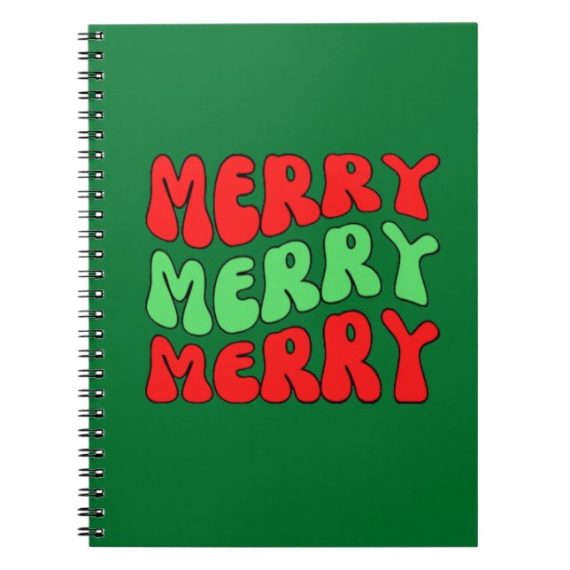 Carnet Joyeux Joyeux Joyeux (Devant)