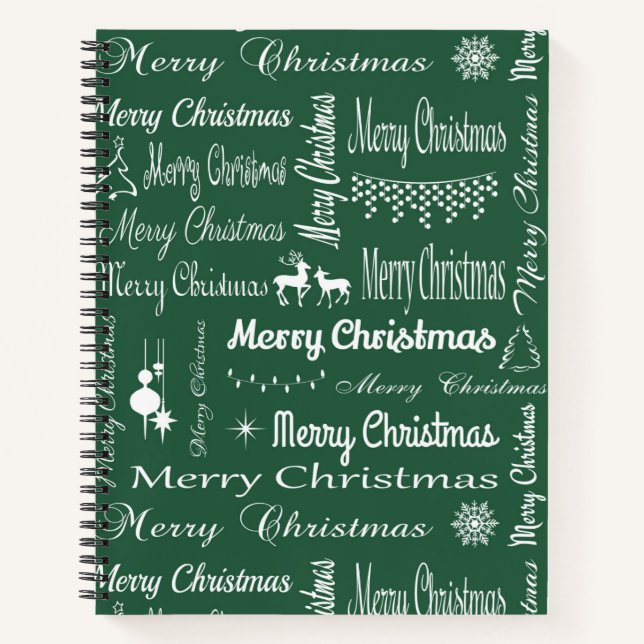 Carnet Joyeux Noël (Devant)