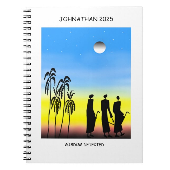 Carnet Joyeux Noël, Art Africain (Devant)