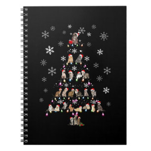 Carnet Joyeux Noël   Joli sapin de Noël en chats