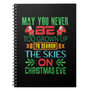 Carnet Joyeux Noël Le Ciel Le Soir De Noël