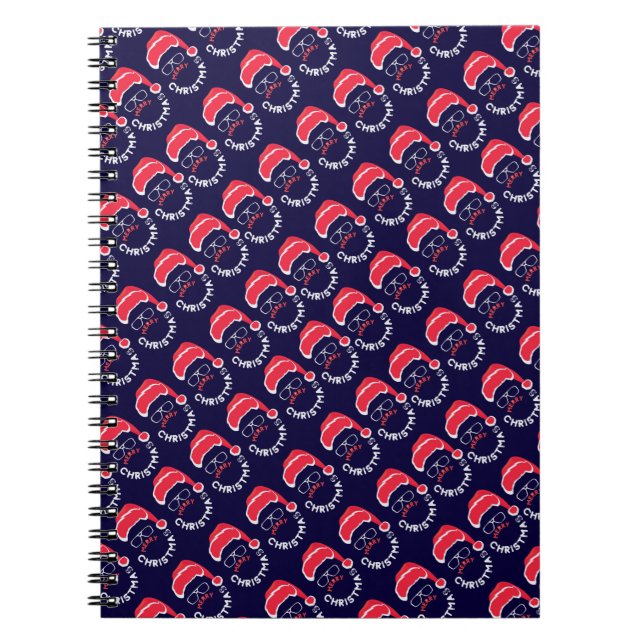 Carnet Joyeux Noël Santa Clause Merry & Bright (Devant)