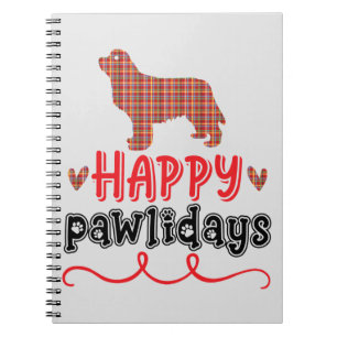 Carnet Joyeux Pawlidays Jeu de mots amusant