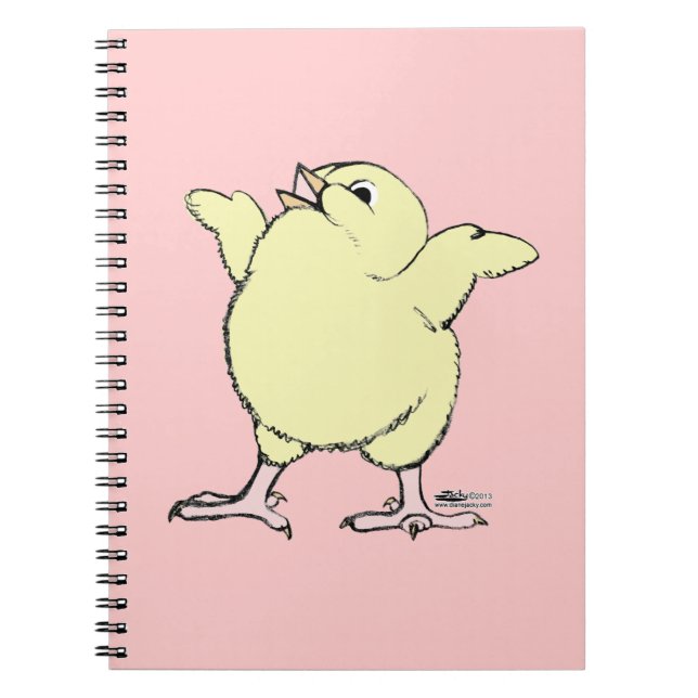 Carnet Joyeux poussin (Devant)