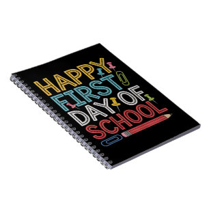 Carnet Joyeux premier jour d'école Retour à l'école
