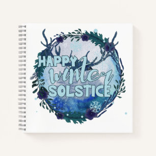 Carnet Joyeux solstice d'hiver - Célébrez la saison