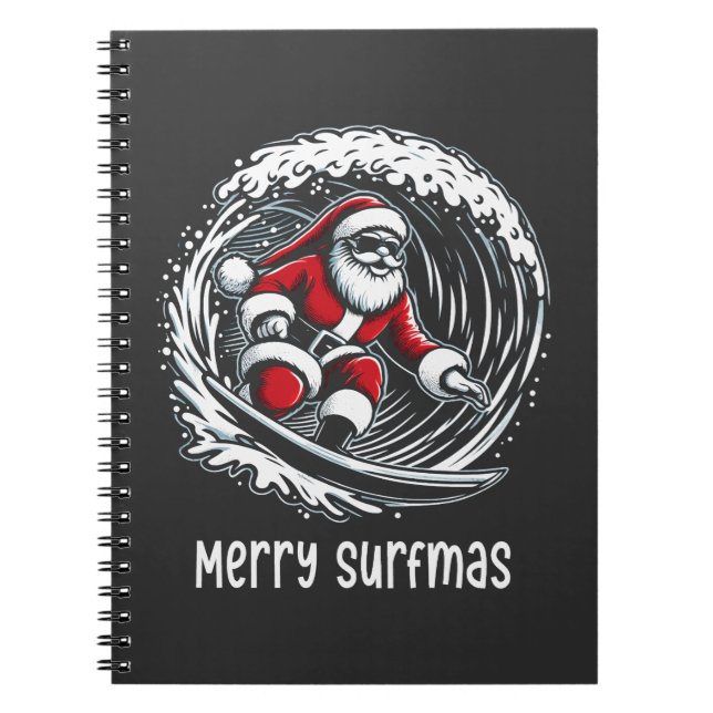 Carnet Joyeux Surfmas (Devant)