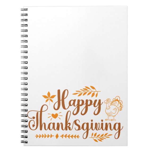 Carnet Joyeux Thanksgiving (Devant)