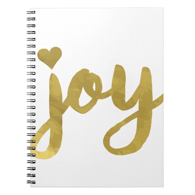 Carnet Joyful Joyful J'ai la joie plein de Joy Gold Art (Devant)