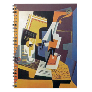 Carnet Juan Gris - Violon et Verre - Art abstrait