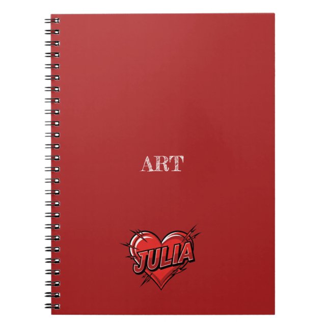 Carnet Julia Red (Devant)