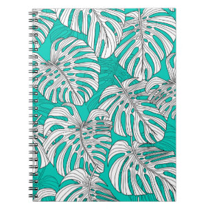 Carnet Jungle Feuille Tropical Floral sans fil