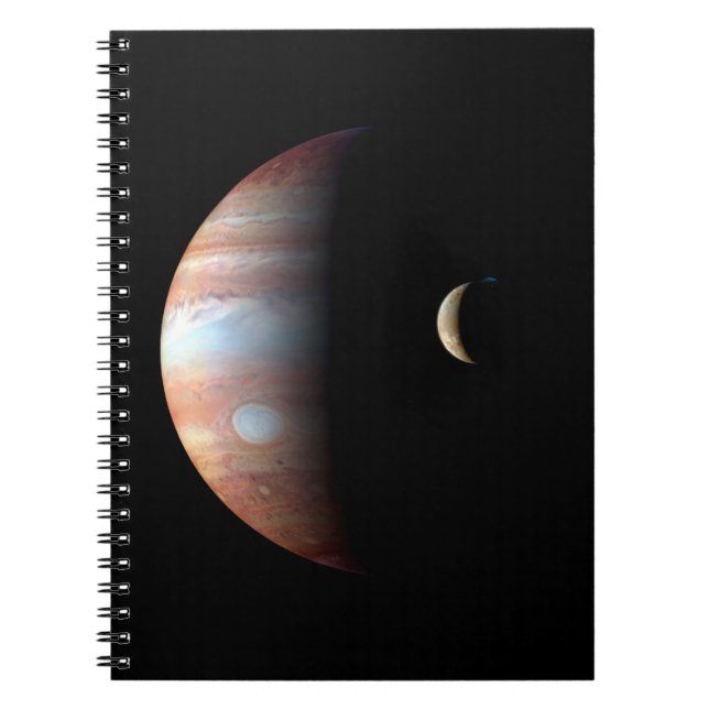Carnet Jupiter 5ème planète avec Cassini Système solaire (Devant)