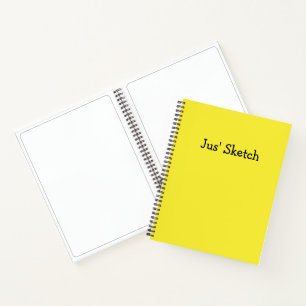 Carnet Jus Sketch mignonne Girly Drôle Dessin Simple Art 