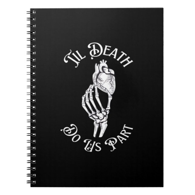 Carnet Jusqu'à la mort Faisons-nous partie de squelette m (Devant)