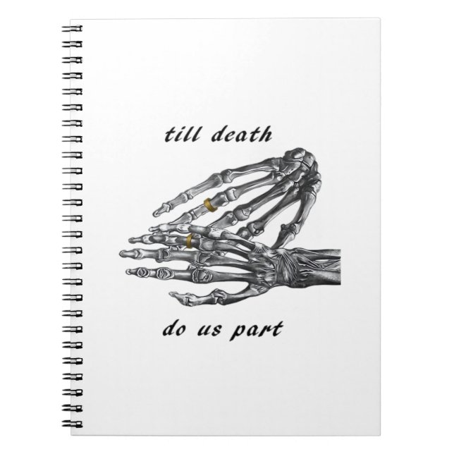 Carnet Jusqu'à la mort Faisons-nous partie Skeleton Hands (Devant)