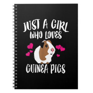 Carnet Just A Girl Who Loves Guinea Pigs Guinea Pig Gift