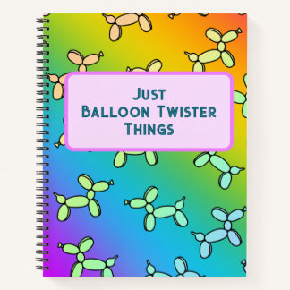 Carnet Juste des choses tordues de ballon