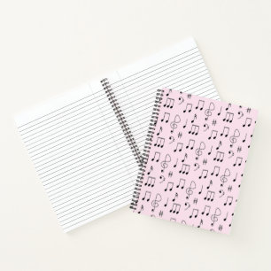 Carnet Juste Noté rose