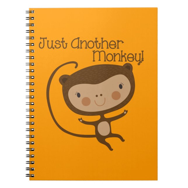 Carnet Juste un autre singe (Devant)