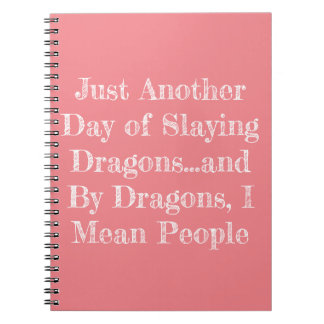 Carnet Juste une autre journée de dragons de pose...Bloc-