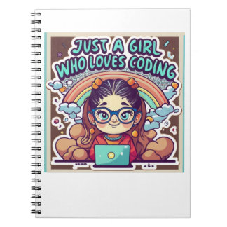 Carnet Juste Une Fille Qui Aime Coder Geek Coding Femmes
