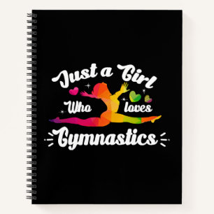 Carnet Juste une fille qui aime la gymnastique