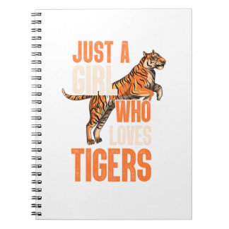 Carnet Juste Une Fille Qui Aime Le Safari Tigre Des Tigre