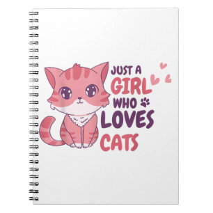 Carnet Juste Une Fille Qui Aime Les Chats Cute Chemise Ca