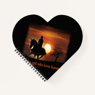 Carnet juste une fille qui aime les chevaux