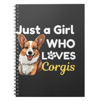 Carnet Juste une fille qui aime les Corgis