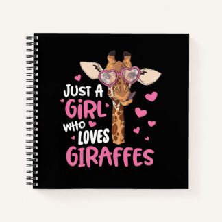 Carnet Juste Une Fille Qui Aime Les Giraffes