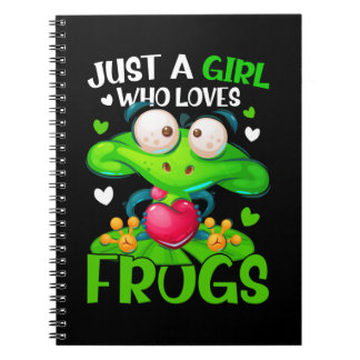 Carnet Juste Une Fille Qui Aime Les Grenouilles Enfants F