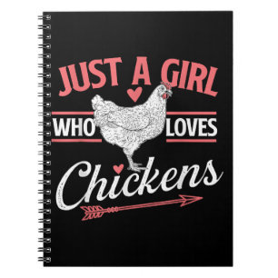 Carnet Juste Une Fille Qui Aime Les Poulets - Pou Louveur