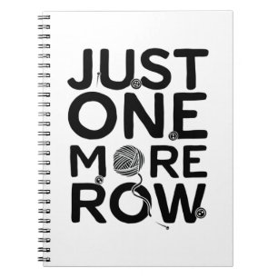 Carnet Juste Une Ligne De Plus Tricot Knitter Cadeau