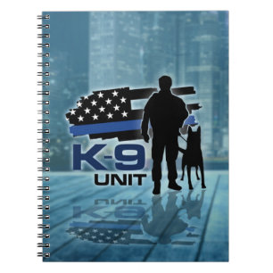 Carnet K-9 unité - chien policier - Malinois