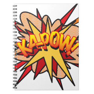 Carnet KA-POW Amusement Art Populaire de Bande Dessinée R