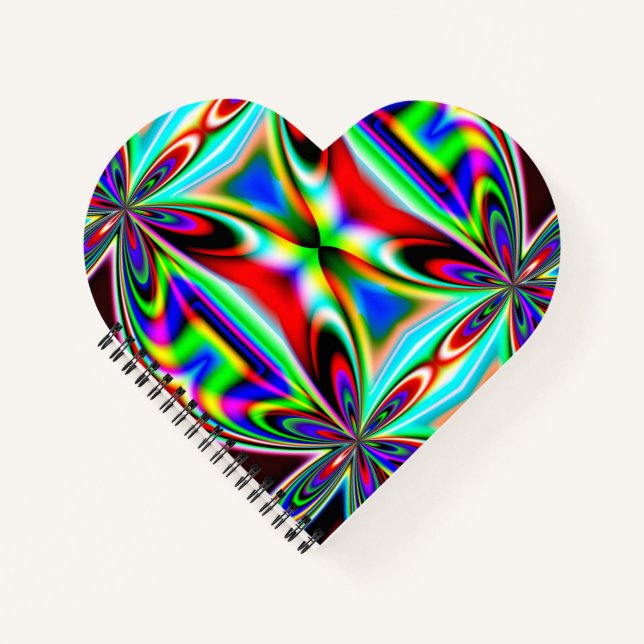 Carnet Kaleidoscope Abstrait Design coloré-11438 (Devant)