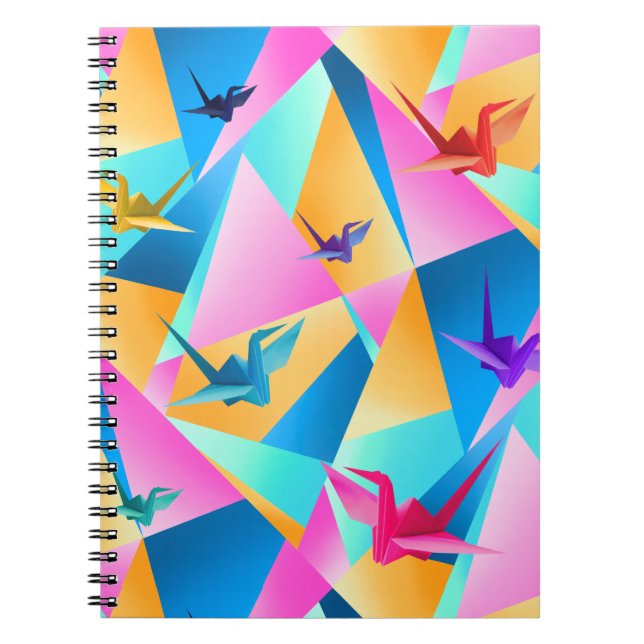 Carnet Kaléidoscope d'origami (Devant)