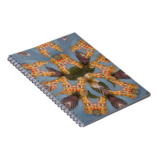 Carnet Kaleidoscope Giraffe Mandala : Safari Art Abstrait