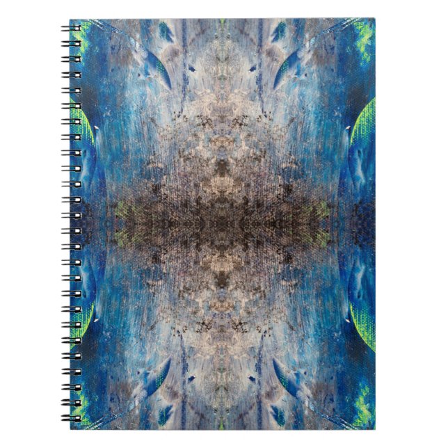 Carnet Kaléidoscopique abstrait bunt bohemien mandala (Devant)