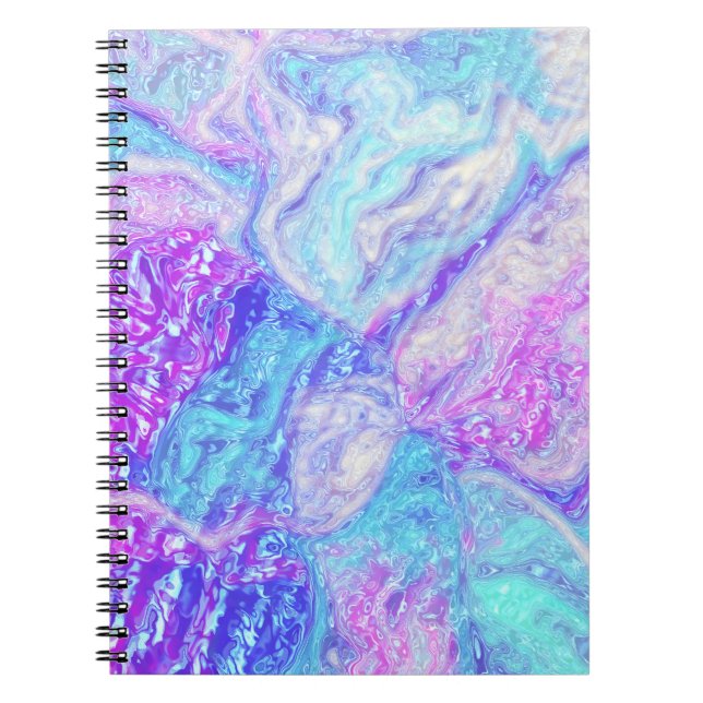 Carnet Kaliverse Fluide Fractal #01 (Devant)