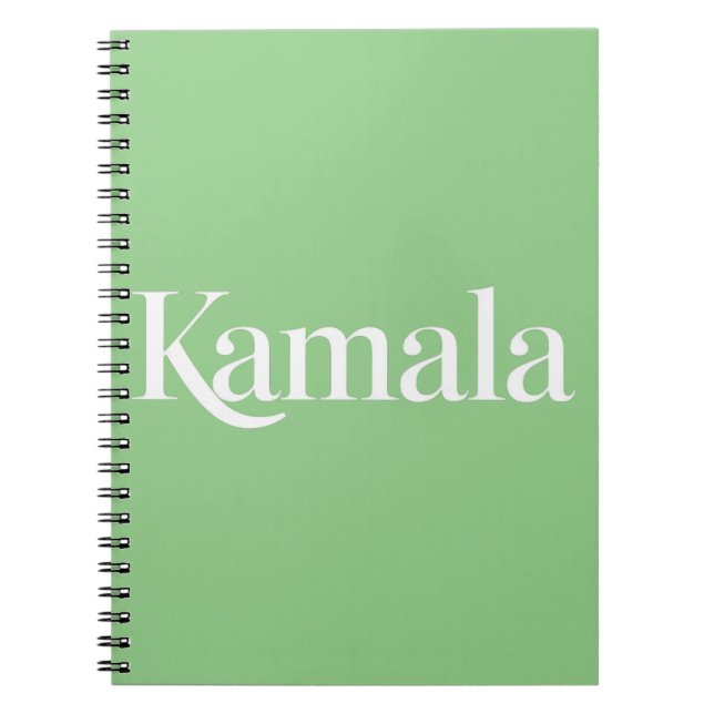 Carnet Kamala Brat Kamala Harris présidente 2024  (Devant)